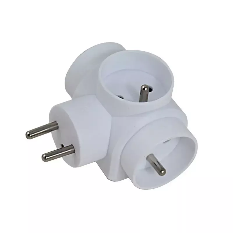 Maitinimo skirstytuvas ESPERANZA ELK302W — 3 lizdų vidaus tipo E, 16 A, 220–240 V, 3680 W, baltas