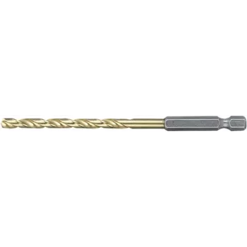 Makita D-14956 HSS TiN metalinis sukamasis grąžtas 1 vnt. 4,2 mm Bendras ilgis 95 mm Titano nitrido danga 1/4 col.