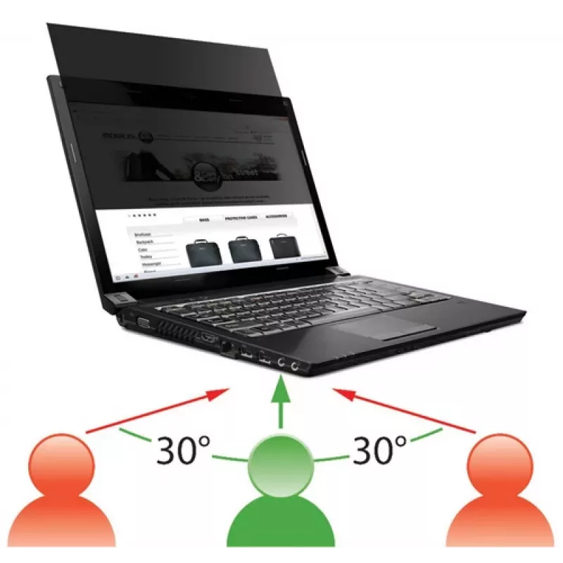 Mobilis privatumo filtras nešiojamam kompiuteriui - 39,6 cm plačiaekranis (15,6 plačiaekranis)