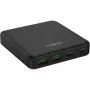 USB įkroviklis stalinis įkroviklis DC465PD (juodas, 65 W, PD, Quick Charge 3.0)
