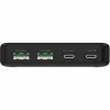 USB įkroviklis stalinis įkroviklis DC465PD (juodas, 65 W, PD, Quick Charge 3.0)