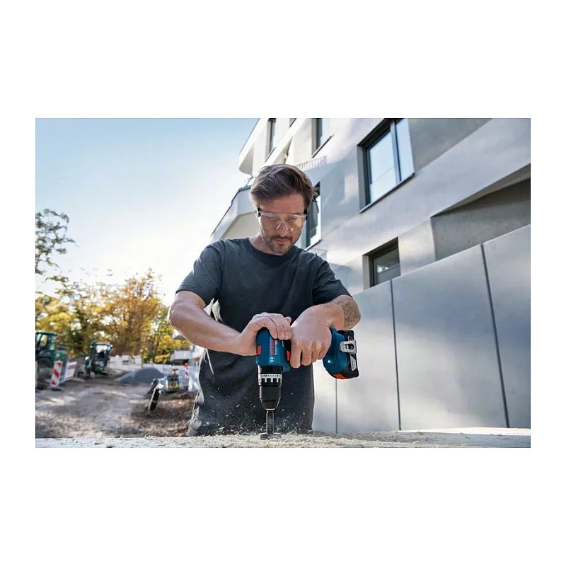 Bosch GSB 18V-45 Professional - Rotary Hammer/Driver - Cordless - 2 Speeds - Chuck Key 13 mm - 45 N·m - 2 Batteries - 18 V (06019K3303)