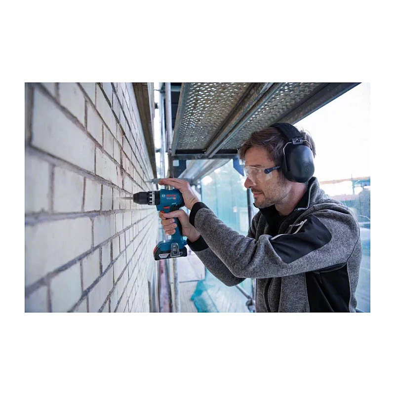 Bosch GSB 18V-45 Professional - Rotary Hammer/Driver - Cordless - 2 Speeds - Chuck Key 13 mm - 45 N·m - 2 Batteries - 18 V (06019K3303)