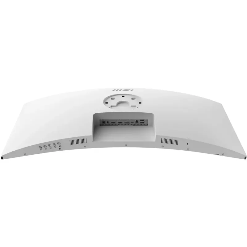 34 colių MSI Modern MD342CQPWDE lenktas VA LCD monitorius 3440×1440 UWQHD 21:9, 4 ms, 300 cd/m², USB šakotuvas, garsiakalbiai, VESA, reguliuojamas aukštis — Baltas