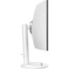 34 colių MSI Modern MD342CQPWDE lenktas VA LCD monitorius 3440×1440 UWQHD 21:9, 4 ms, 300 cd/m², USB šakotuvas, garsiakalbiai, VESA, reguliuojamas aukštis — Baltas