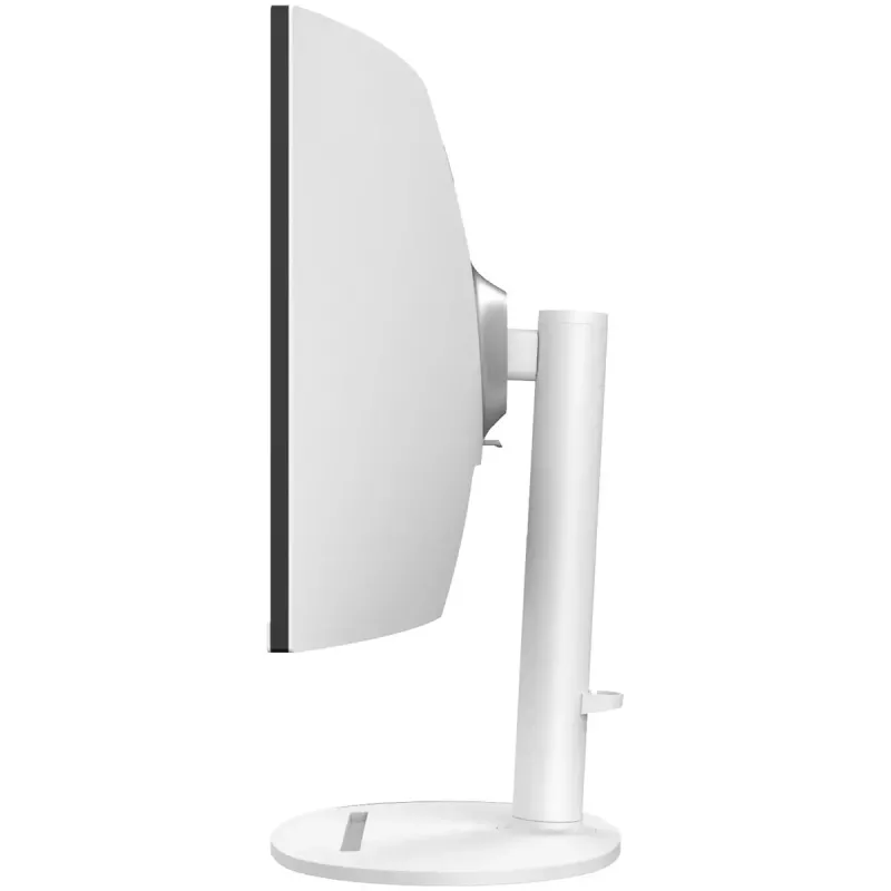 34 colių MSI Modern MD342CQPWDE lenktas VA LCD monitorius 3440×1440 UWQHD 21:9, 4 ms, 300 cd/m², USB šakotuvas, garsiakalbiai, VESA, reguliuojamas aukštis — Baltas
