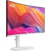 34 colių MSI Modern MD342CQPWDE lenktas VA LCD monitorius 3440×1440 UWQHD 21:9, 4 ms, 300 cd/m², USB šakotuvas, garsiakalbiai, VESA, reguliuojamas aukštis — Baltas