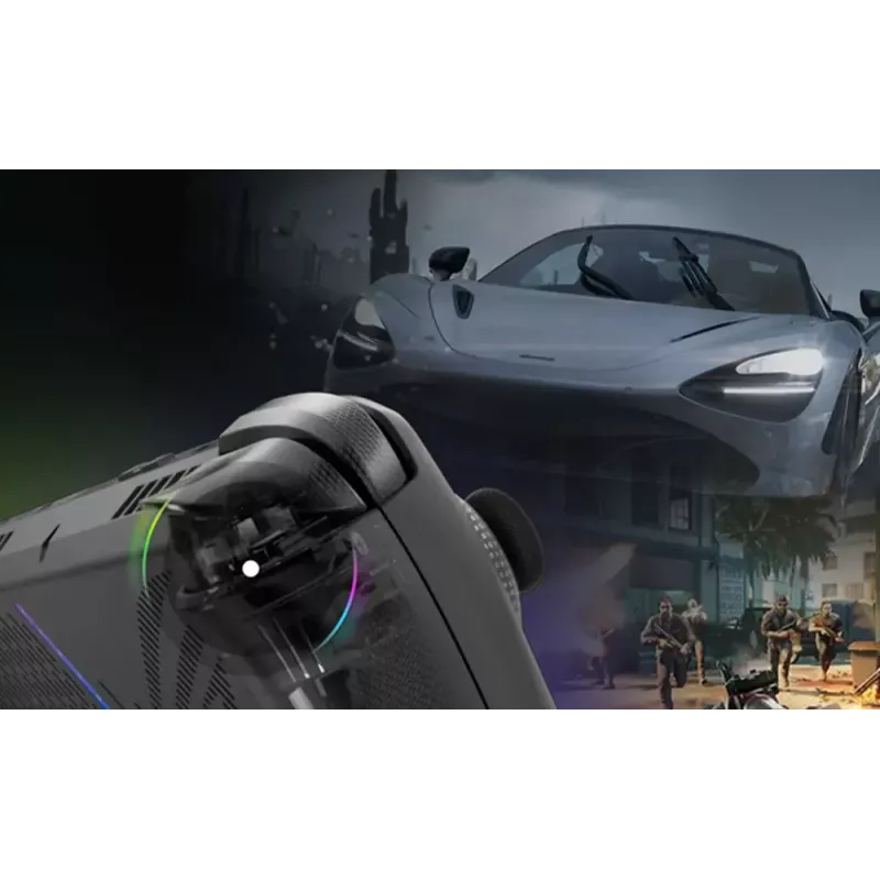 Nešiojamoji žaidimų konsolė ASUS ROG Ally X RC73XA-NH011W, 7 colių 1920x1080 120Hz IPS, AMD Ryzen AI Z2 Extreme 8 branduolių, 24 GB LPDDR5x, 1 TB SSD, Wi‑Fi 6E, Bluetooth 5.2, 80 Wh baterija