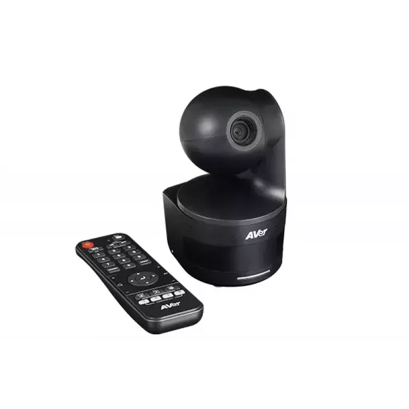 Konferencijų kamera AVerMedia DL10 — 2 MP Full HD 1920×1080 @60fps, 90° FOV, 3x optinis / 2x skaitmeninis priartinimas, juoda, stovo tvirtinimas