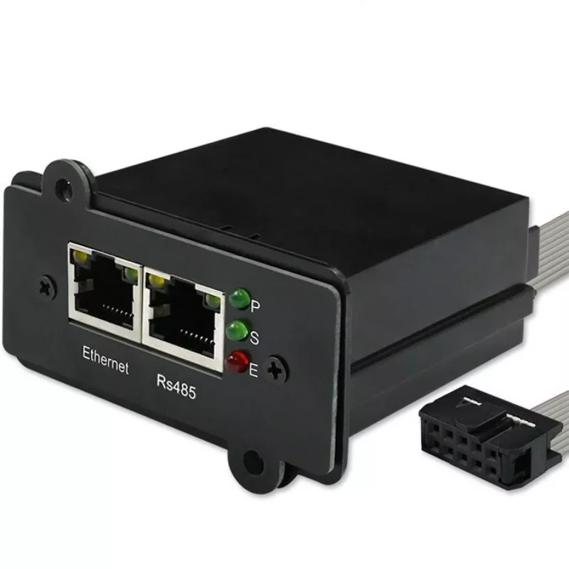 SNMP tinklo valdymo modulis QOLTEC 50398, skirtas UPS stebėjimui ir valdymui