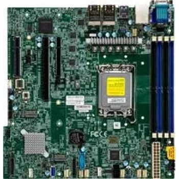 Supermicro pagrindinė plokštė X13SCH-LN4F mikro-ATX Lizdas 1700 tik DDR5 OEM pakuotė (MBD-X13SCH-LN4F-B)