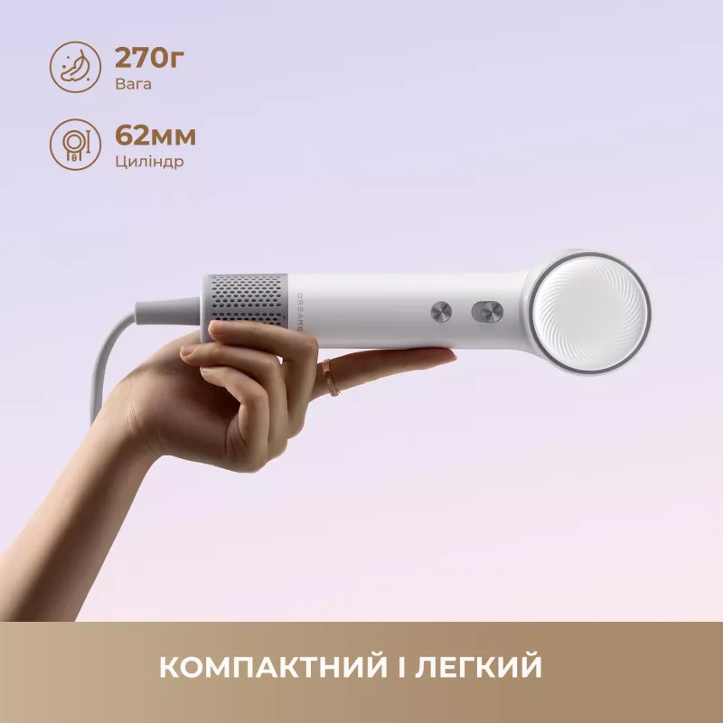 Plaukų džiovintuvas Dreame Mini 1200 W baltas