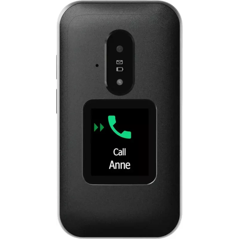 Funkcinis telefonas Doro Leva E30 2,8 colio 1150 mAh juodas baltas