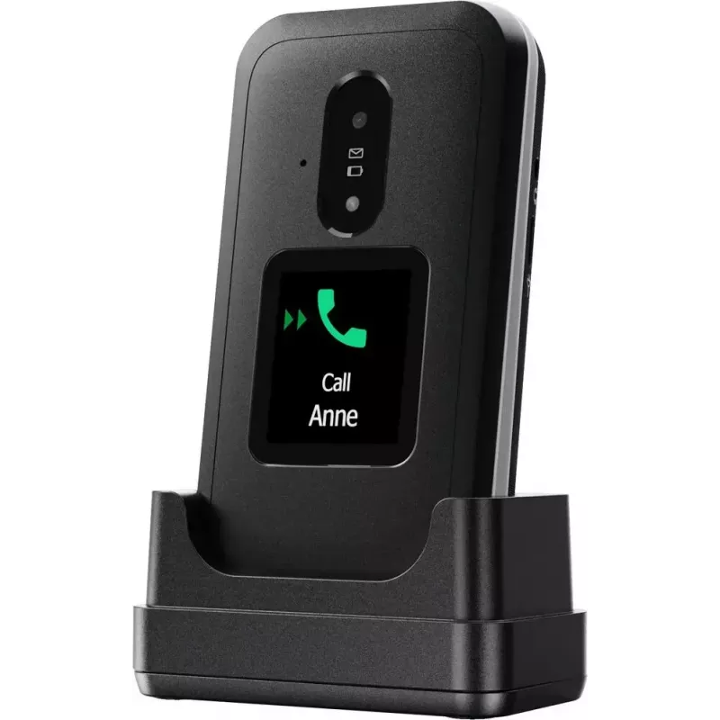 Funkcinis telefonas Doro Leva E30 2,8 colio 1150 mAh juodas baltas