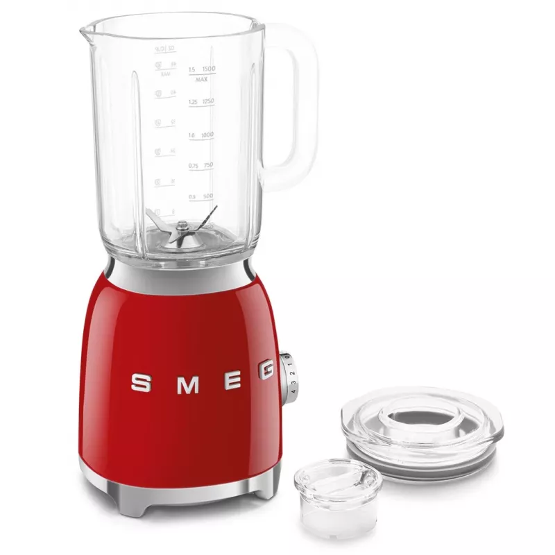 Smeg BLF03RDEU Blenderis, pastelinės raudonos spalvos