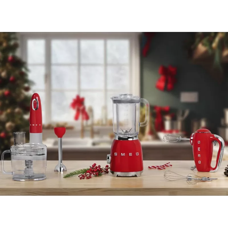 Smeg BLF03RDEU Blenderis, pastelinės raudonos spalvos