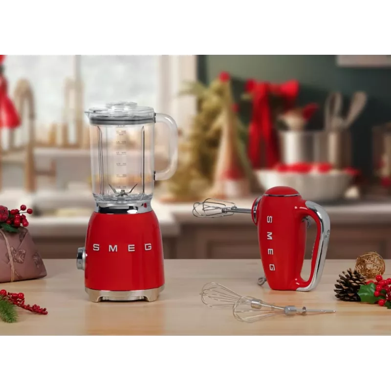 Smeg BLF03RDEU Blenderis, pastelinės raudonos spalvos