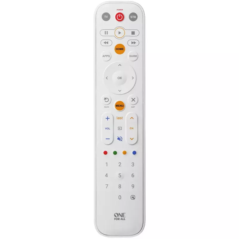 One For All EazyClean URC 9290 nuotolinio valdymo pultas universalus Mygtukai spaudžiami