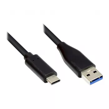 Good Connections GC-M0126 - 0,5 m - USB C - USB A - USB 3.2 Gen 1 (3.1 Gen 1) - 5000 Mbit/s - juoda