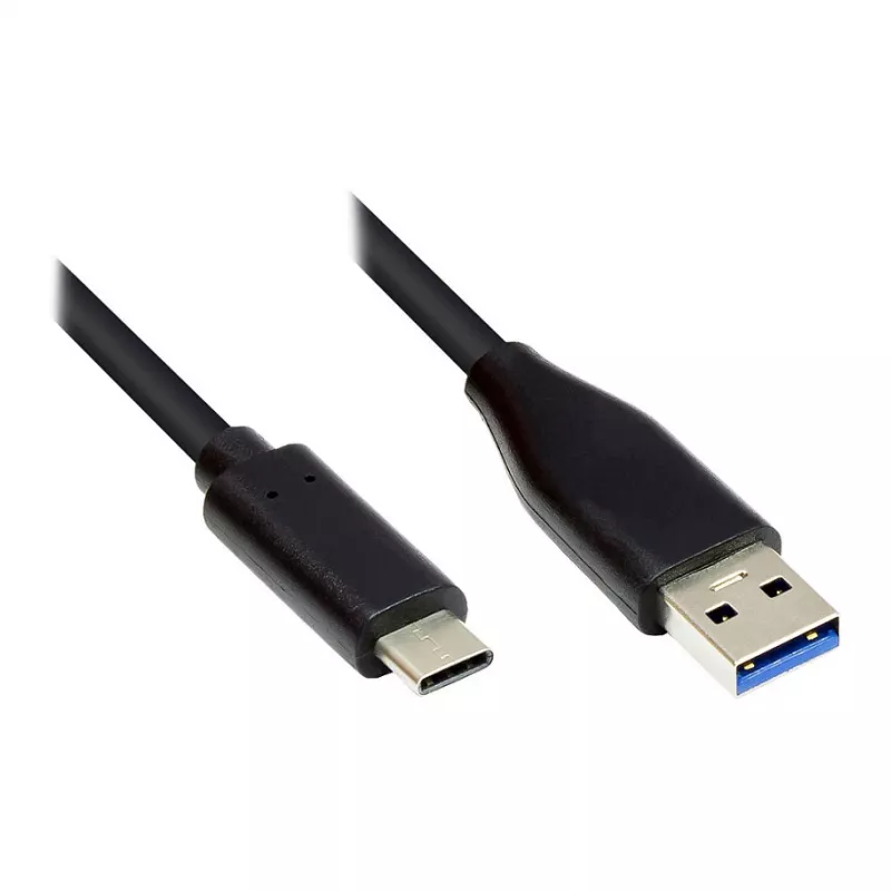 Good Connections GC-M0126 - 0,5 m - USB C - USB A - USB 3.2 Gen 1 (3.1 Gen 1) - 5000 Mbit/s - juoda