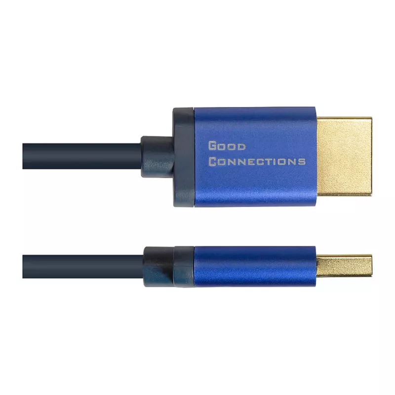 Good Connections 4521-SF005B - 0,5 m - HDMI Type A (Standard) - HDMI Type A (Standard) - 48 Gbit/s - Audio Return Channel (ARC) - mėlynas