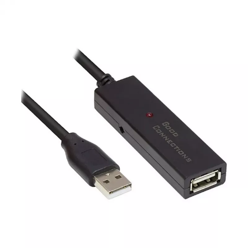 Good Connections GC-M0132 - 10 m - USB A - USB A - USB 2.0 - 480 Mbit/s - Juoda