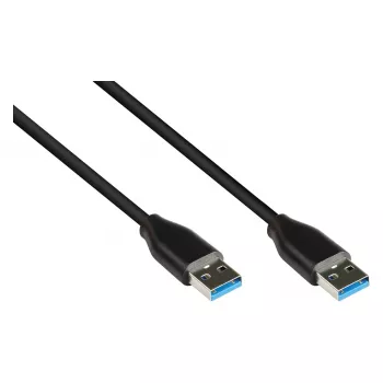 Good Connections 2831-AA005S - 0,5 m - USB A - USB A - USB 3.2 Gen 2 (3.1 Gen 2) - 10000 Mbit/s - Juoda