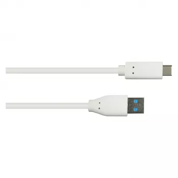 Good Connections 2831-AC005W - 0,5 m - USB A - USB C - USB 3.2 Gen 2 (3.1 Gen 2) - 10000 Mbit/s - Baltas
