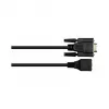 Good Connections GC 4945-MF - adapterio kabelis RJ45 lizdas > D-Sub 9 kontaktų kištukas juodas 0,1 - Tinklas - 0,1 m