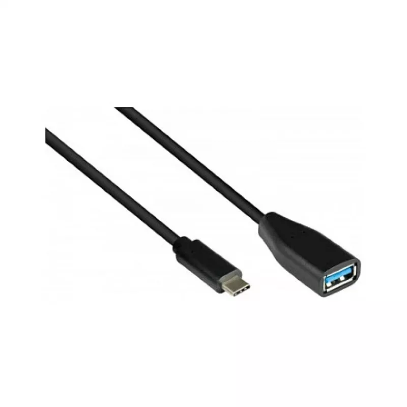 Good Connections 2811-OTG - 0,1 m - USB C - USB A - USB 3.2 Gen 1 (3.1 Gen 1) - 5000 Mbit/s - juoda