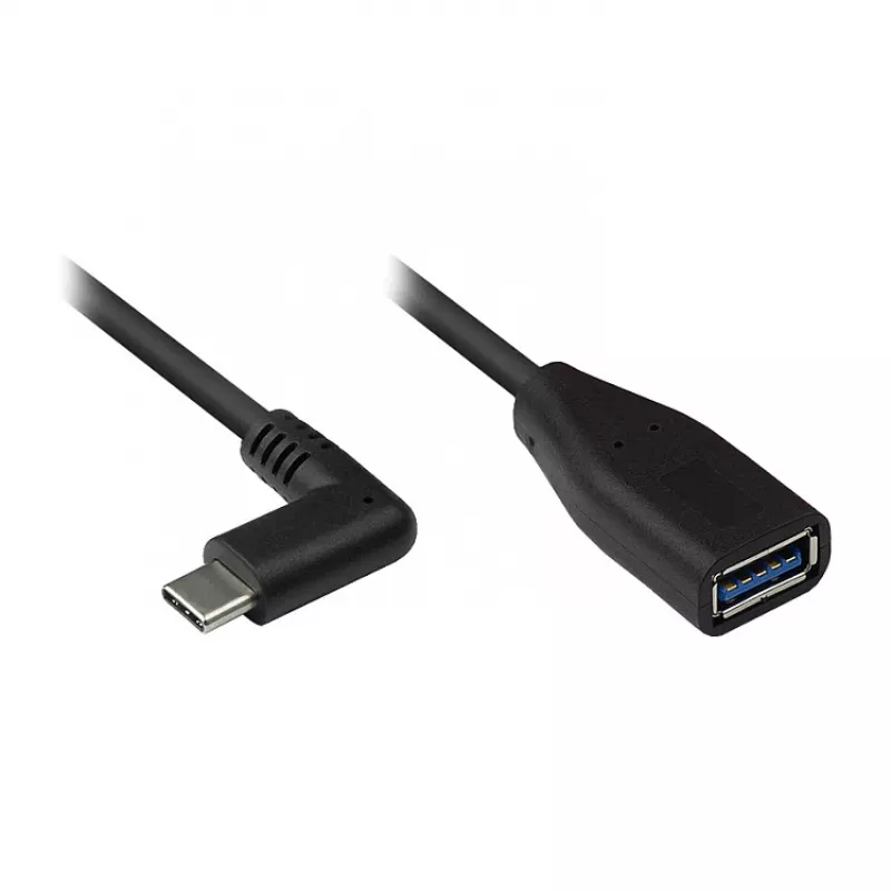 Goodconnections 2811-OTGW USB kabelis, juodas