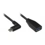 Goodconnections 2811-OTGW USB kabelis, juodas