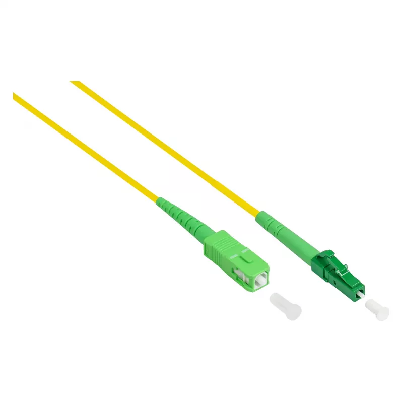 Alcasa LW-S901LASA šviesolaidinis kabelis 1 m LC/APC SC/APC OS2 geltonas (LW-S901LASA)