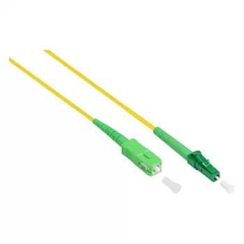Alcasa LW-S902LASA šviesolaidinis kabelis 2 m LC/APC SC/APC FTTH G.652D geltonas (LW-S902LASA)