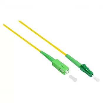 Skaidulinis komutacinis kabelis, simpleksinis OS2 (vienmodis, 9/125) LC (APC) / SC (APC), LSZH, 10 m, Good Connections (LW-S910LASA)