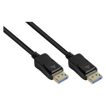 DisplayPort 2.0 laidas, 54 Gbit/s, UHBR 13.5, 4K @240Hz / 8K @60Hz, varinis laidininkas, juodas, 2m, Good C (DP20-020)