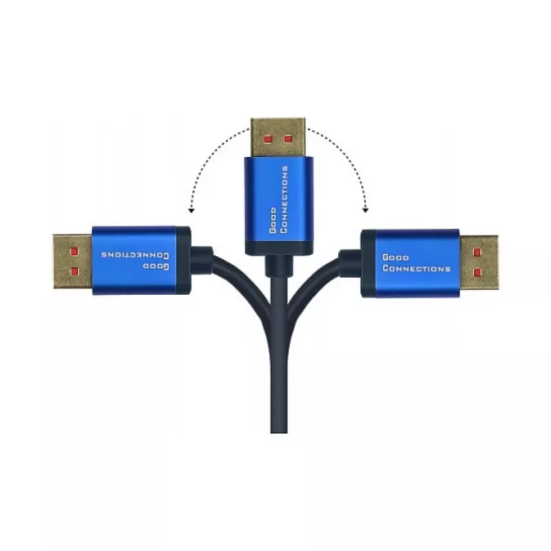Alcasa SmartFLEX laidas - 5 m - DisplayPort - DisplayPort - Kištukas - Kištukas - 7680 x 4320 pikselių (4814-SF050B)