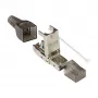 Good Connections GC-N0147 - RJ-45 - juoda - sidabrinė - permatoma - kištukas - tiesus - Cat6a - S/UTP (STP)