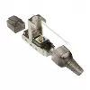 Good Connections GC-N0147 - RJ-45 - juoda - sidabrinė - permatoma - kištukas - tiesus - Cat6a - S/UTP (STP)
