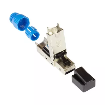 Good Connections RJ45 kištukas Cat. 8.1 be įrankių lauko montavimui STP ekranuotas metalinis - kabelis - tinklas