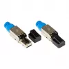 Good Connections RJ45 kištukas Cat. 8.1 be įrankių lauko montavimui STP ekranuotas metalinis - kabelis - tinklas