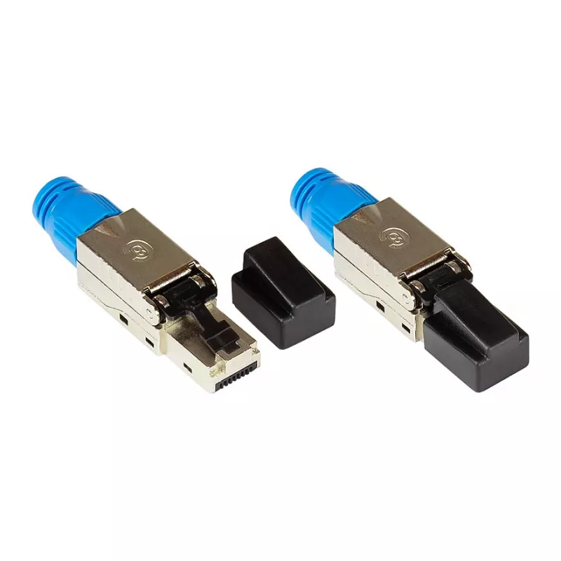 Good Connections RJ45 kištukas Cat. 8.1 be įrankių lauko montavimui STP ekranuotas metalinis - kabelis - tinklas