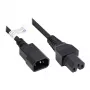 IEC Appliance-Hot-Condition Appliance-jungiamasis kabelis C14 (tiesus) į C15 (tiesus), juodas, 0,75 mm², 1 m, Good Connections® (P1450-S010)