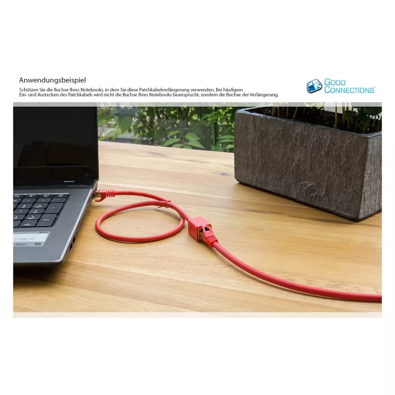 Goodconnections 8063VR-005R Ethernet komutacinis kabelis Red