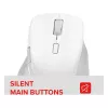 Pelė Speedlink LIBERA Įkraunama Belaidė Bluetooth Tyliai Veikianti Balta