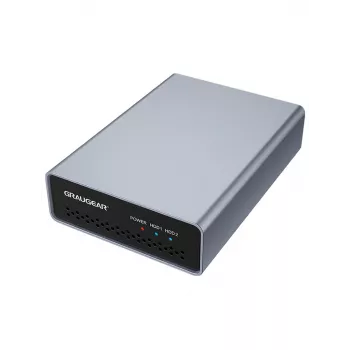 HDD/SSD korpusas GRAUGEAR G-25RD2-AC-10G Sidabrinis 2,5 colio 10 Gbit/s