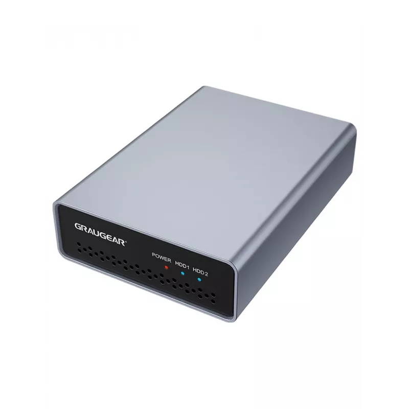 HDD/SSD korpusas GRAUGEAR G-25RD2-AC-10G Sidabrinis 2,5 colio 10 Gbit/s
