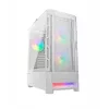 PC Case Cougar COUGAR Airface RGB Midi Tower White — 230×386×491 mm, palaiko 3x120/140 mm priekyje, 1x120 mm gale, 2,5/3,5 col. diskus