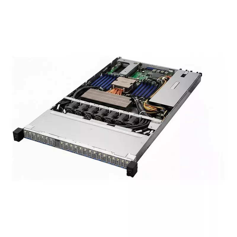 Kompiuterio korpusas ASRock Barebone 1U vieno lizdo SP5 1U24E1S-GENOA/2L2T juodas