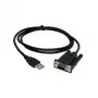 USB - RS-232 kabelis EXSYS EX-1301-2F 1,8 m juodas